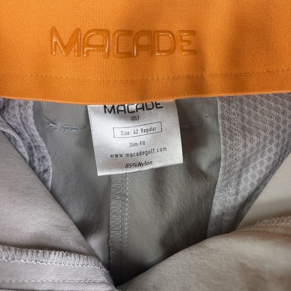 Macade Golf Pants Womens Size 42 Regular Slim Fit Khaki Performance Worn Once - Picture 3 of 11